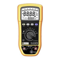 Chauvin Arnoux C.A 5273 Manual De Instrucciones