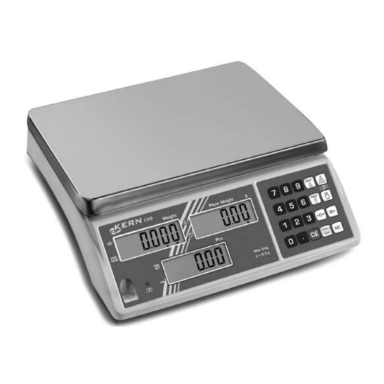 KERN CXB 3K0.2 Manual De Instrucciones