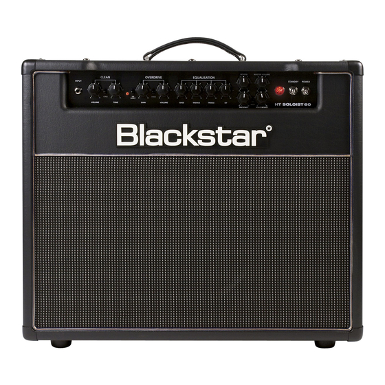 Blackstar Amplification HT SOLOIST 60 Manual De Instrucciones
