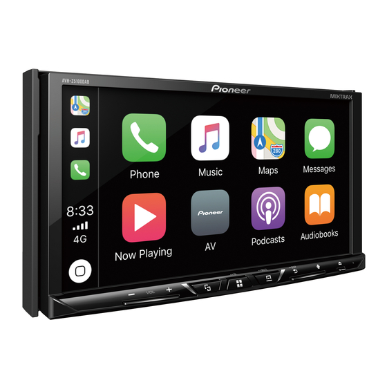 Pioneer AVH-Z5100DAB Manual De Instrucciones
