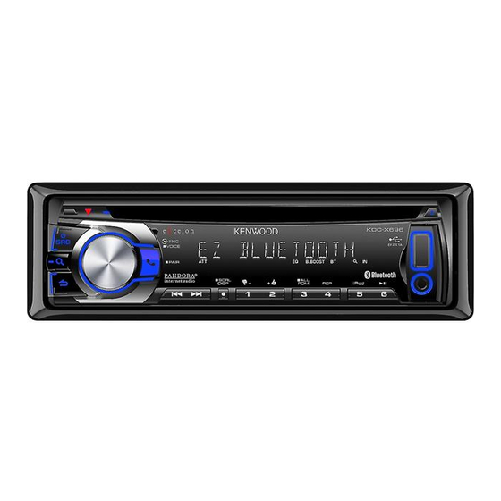 Kenwood KDC-BT652U Manual De Instrucciones