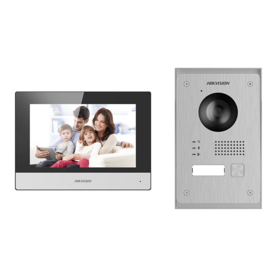 HIKVISION DS-KIS703-P Manual De Instrucciones