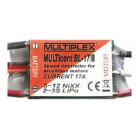Multiplex MULTIcont BL-27/II Manual De Instrucciones