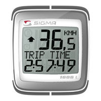 Sigma BC 1606L Manual De Instrucciones