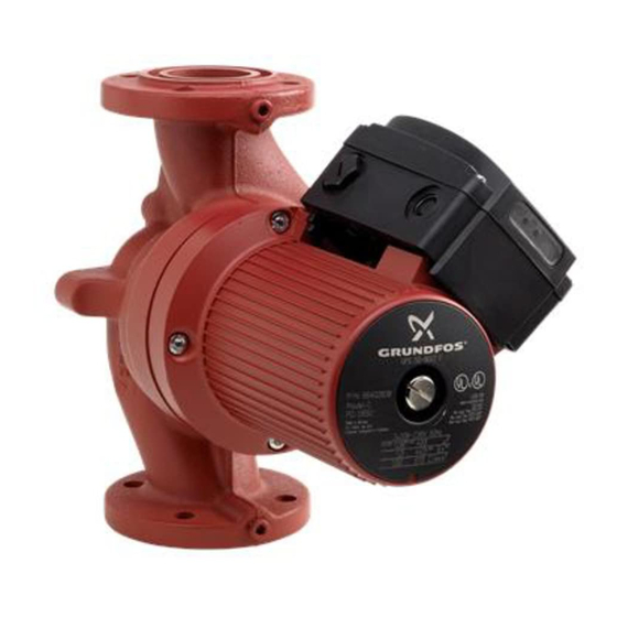 Grundfos UPS Serie Instrucciones De Instalación Y Funcionamiento
