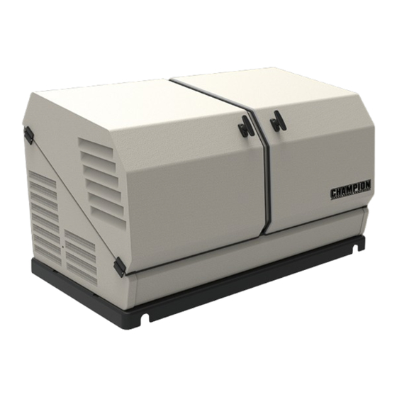 Champion Global Power Equipment HSB Serie Manual De Instalación