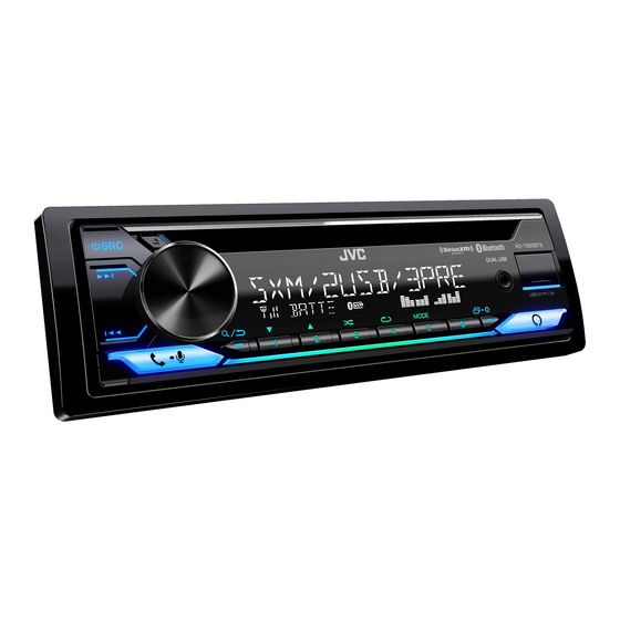 JVC KD-T925BTS Manual De Instrucciones