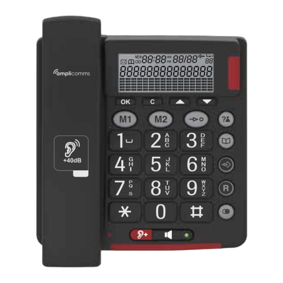 Amplicomms Big Tel 48 Plus Guía De Usuario