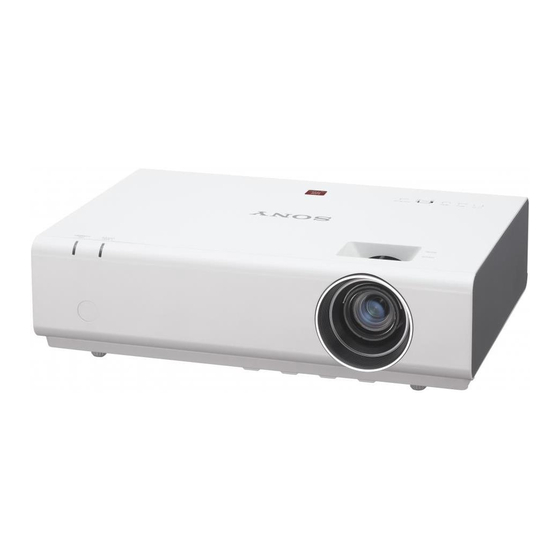 Sony VPL-EW276 Manual De Referencia