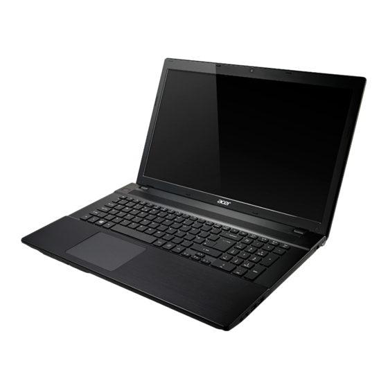 Acer Aspire V3-772 Manual De Usuario