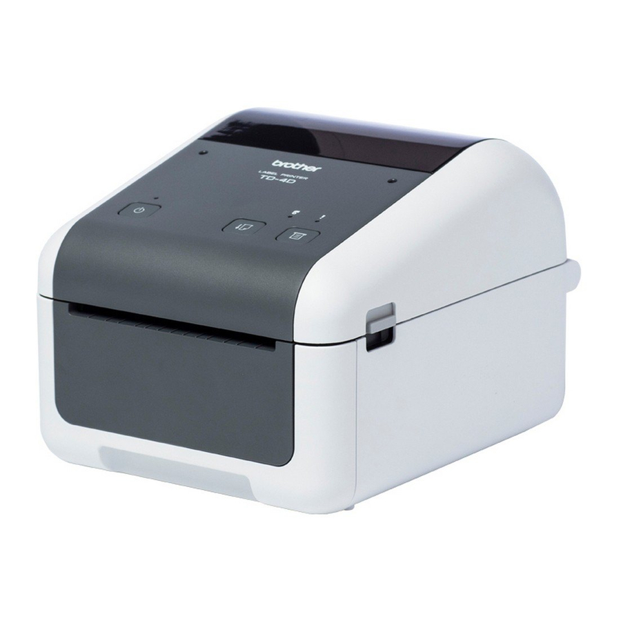 Brother TD-4410D Guia Del Usuario