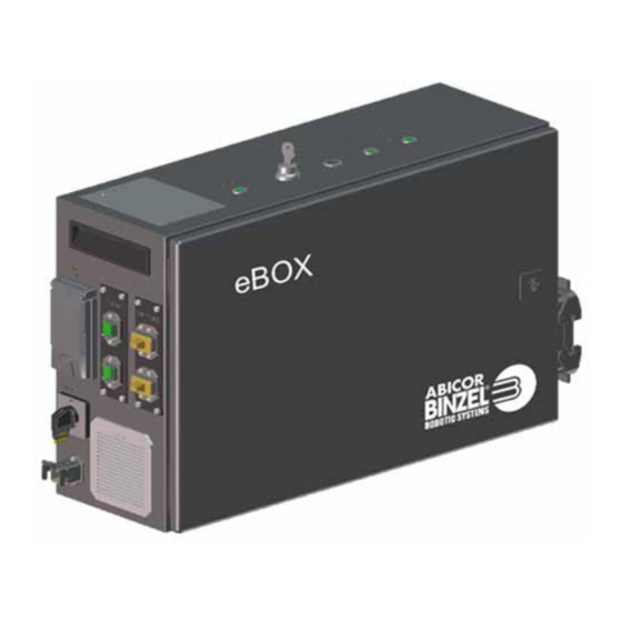 Abicor Binzel eBOX MFS-V3 Instructivo De Servicio
