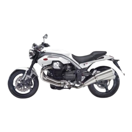 MOTO GUZZI GRISO 8V - 1200 Manual Para Talleres De Servicio