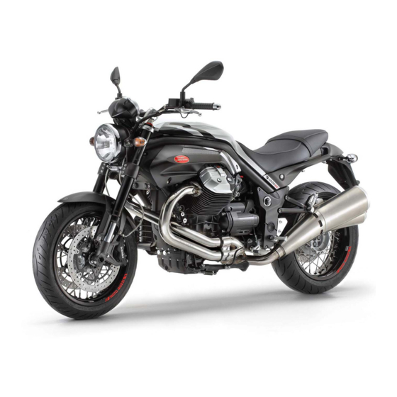 MOTO GUZZI Griso 8V-1200 Manual De Instrucciones