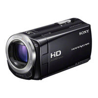 Sony Handycam HDR-PJ600E Manual De Instrucciones