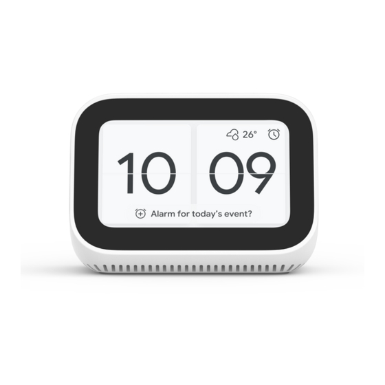Xiaomi Mi Smart Clock X04G Manual De Usuario