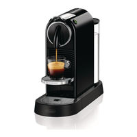 DeLonghi Nespresso CITIZ MY MACHINE Manual De Instrucciones