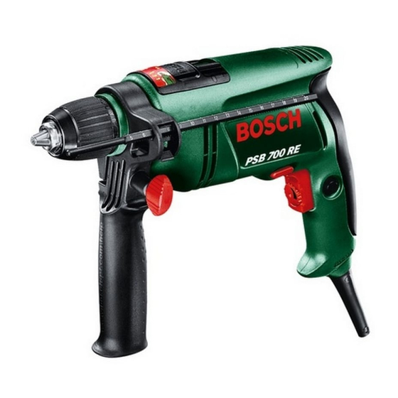 Bosch PSB Serie Manuales