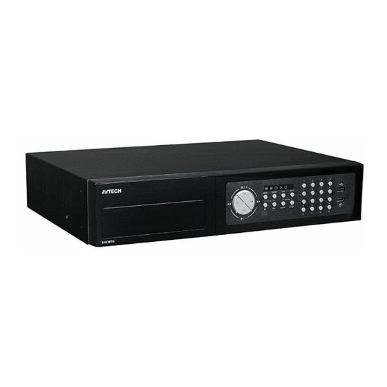 Velleman DVR8T1 Guía Rápida