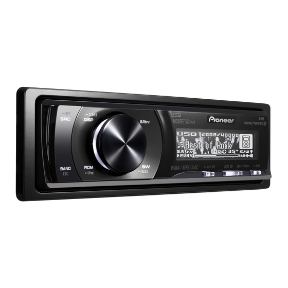 Pioneer DEH-P7150UB Manuales