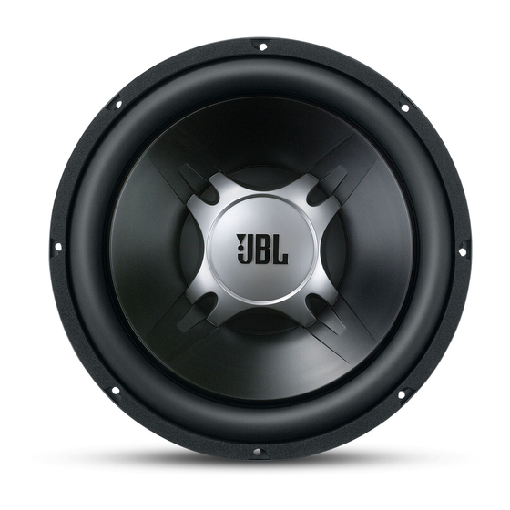 JBL GT Serie Guia De Inicio Rapido