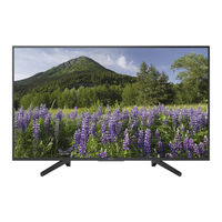 Sony BRAVIA KD-49XF70 Serie Manual De Instrucciones