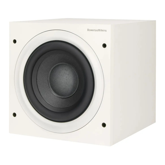 Bowers & Wilkins 600 Serie Manual De Instrucciones
