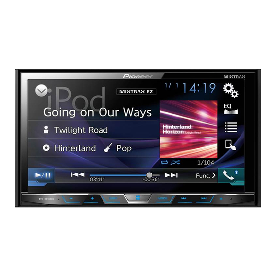 Pioneer AVH-X491BHS Manual De Instrucciones