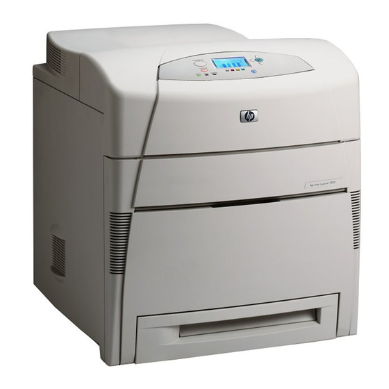 HP color LaserJet 5550 Manual De Instrucciones