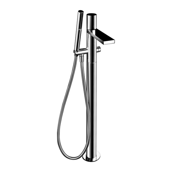 Fantini Rubinetti floor-standing mixer tap milano 3036BU Manuales