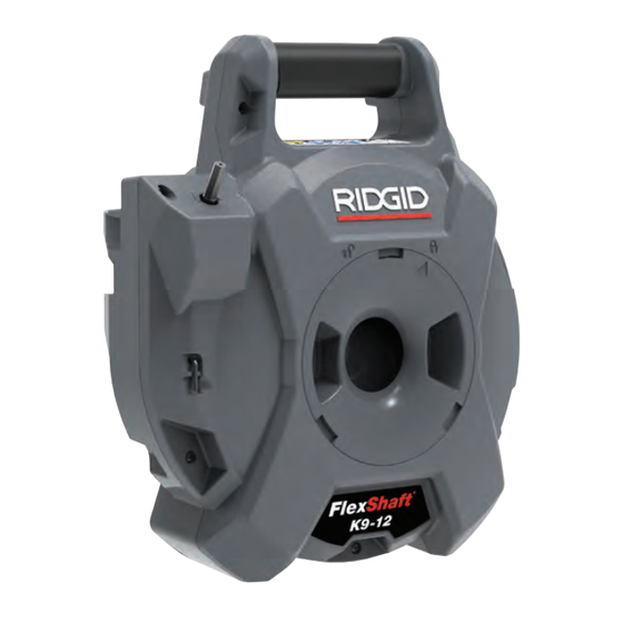 RIDGID FlexShaft K9-12 Manual