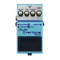 Boss Multi Overtone MO-2 Manual Del Usuario