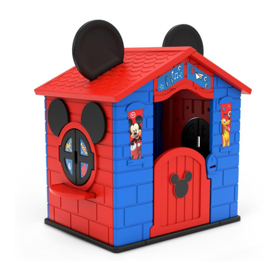 Delta Children Mickey Mouse Playhouse Instrucciones De Montaje