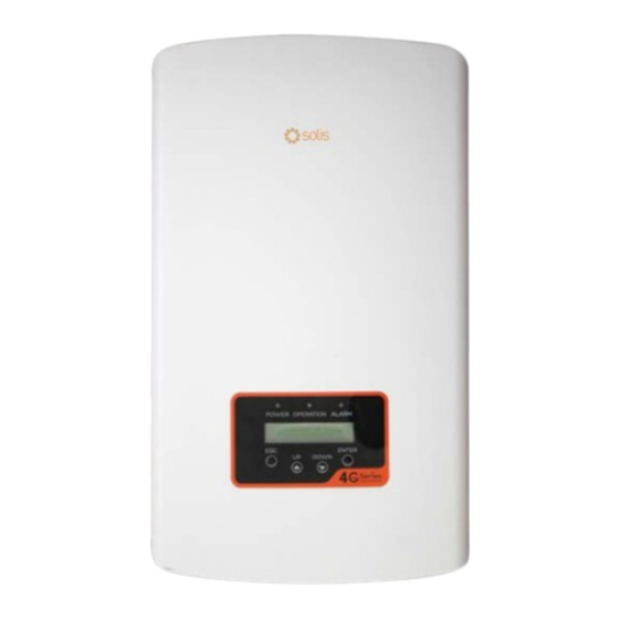 Ginlong Solis-1P2.5K-4G Manual De Instalación Y Funcionamiento