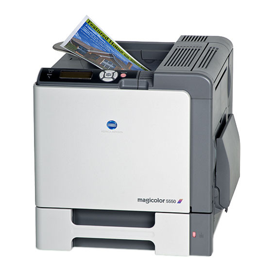 Konica Minolta magicolor 5550 Guia Del Usuario