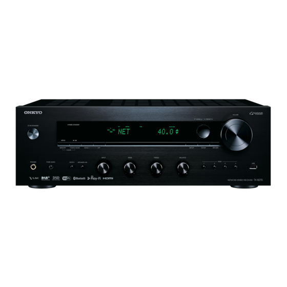 Onkyo TX-8270 Manual De Instrucciones