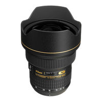 Nikon AF-S NIKKOR 14-24mm f/2.8 ED Manual De Instrucciones