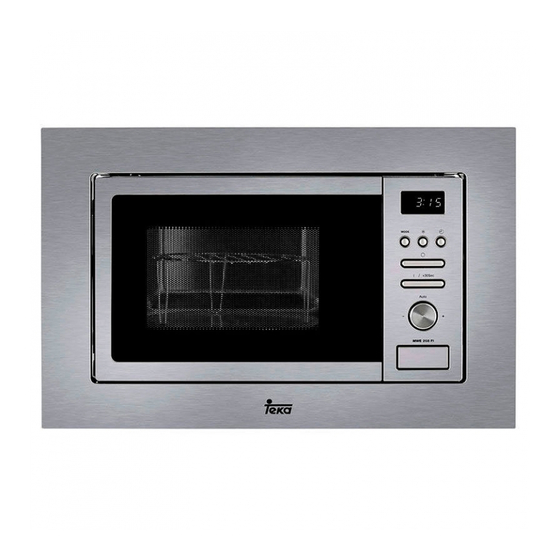 Teka MWE 208 FI Manual De Instrucciones