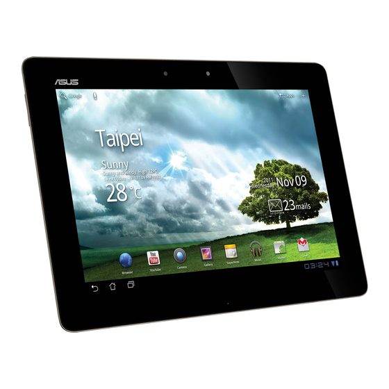 Asus Eee Pad TF201 Manual De Usuario