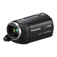 Panasonic HC-V210 Instrucciones De Funcionamiento