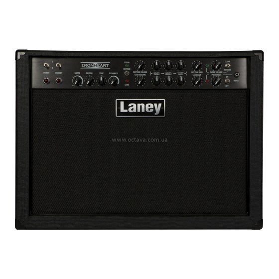 Laney IronHeart IRT60-212 Manuales