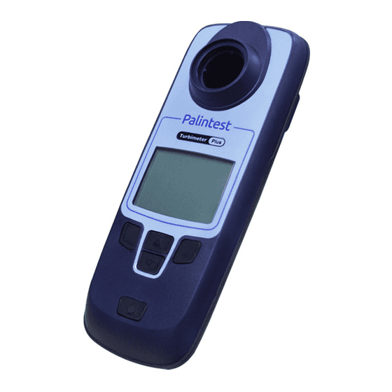 palintest Turbimeter Plus Manual De Instrucciones
