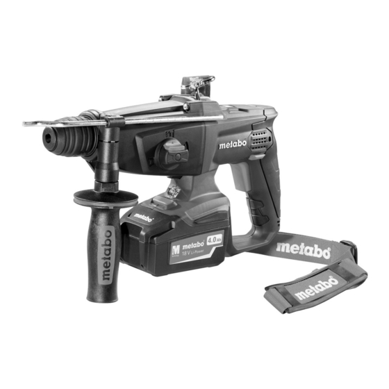 Metabo KHA 18 LTX Manual Original