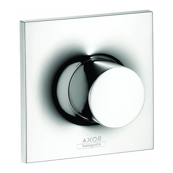 Hansgrohe Axor Steel 35970801 Instrucciones De Instalación/Garantía