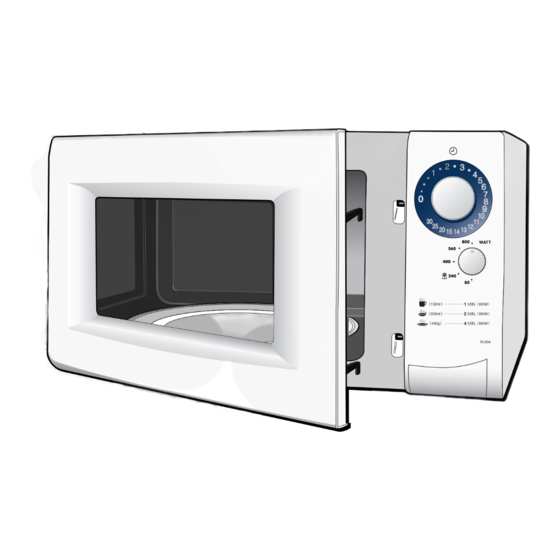 Sharp R-204 Manual De Instrucciones