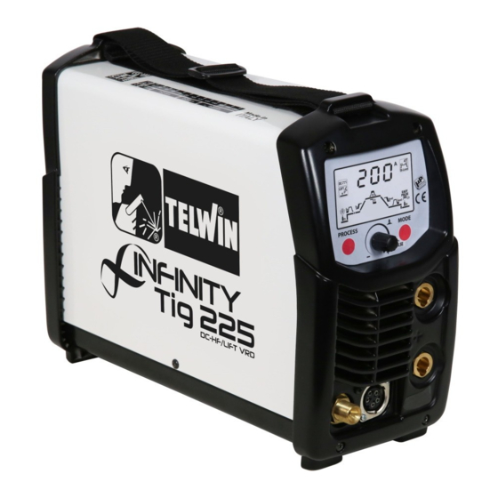 Telwin Infinity TIG 225 Manual De Instrucciones