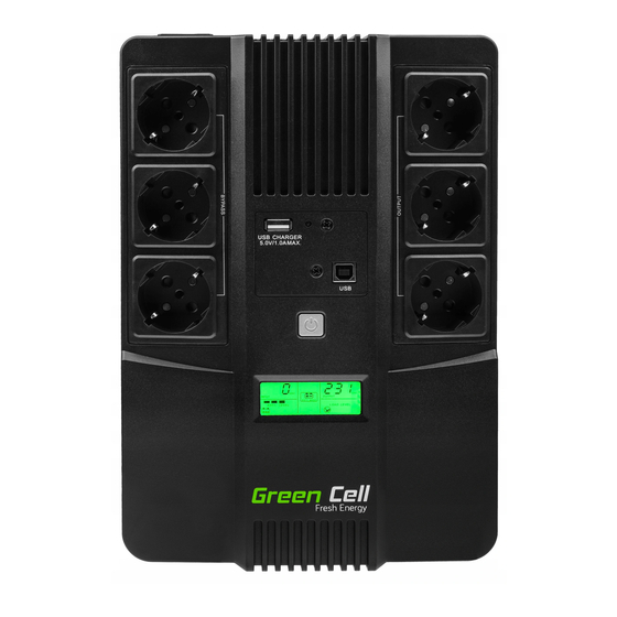 Green Cell AiO 600VA Manual De Uso