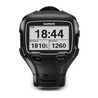 Garmin FORERUNNER 910 XT Guia De Inicio Rapido