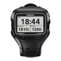 Garmin FORERUNNER 910 XT Manual De Instrucciones