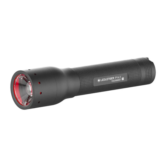 ledlenser P14.2 Manual De Instrucciones